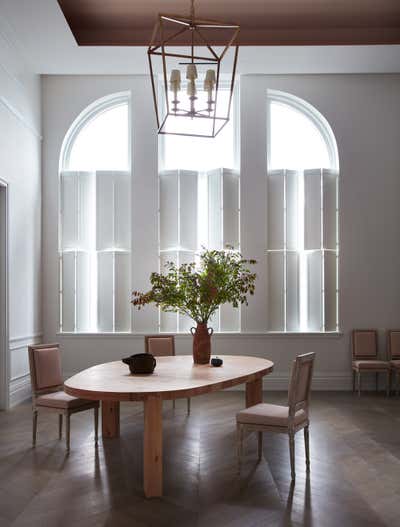  Contemporary Apartment Dining Room. House of Elle Decor by Neal Beckstedt Studio.