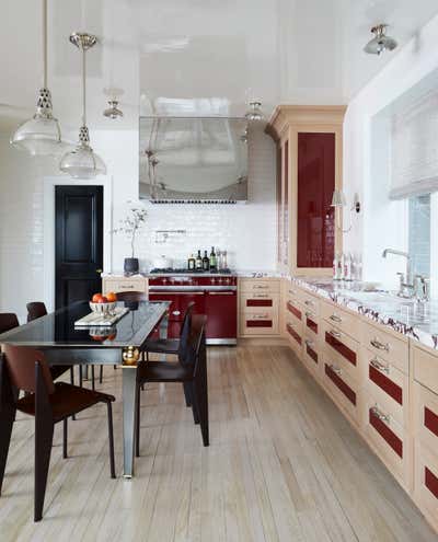  Contemporary Mid-Century Modern Apartment Kitchen. Chicago Co-Op Remodel by Summer Thornton Design .