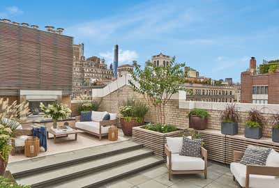  Eclectic Apartment Patio and Deck. Park Avenue Penthouse by Wesley Moon Inc..