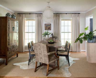  Eclectic Family Home Dining Room. Pignut Mountain Retreat by Powell Brower Interiors.