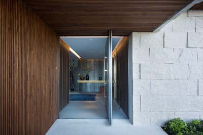 Contemporary Vacation Home Entry and Hall. Villa Emma in Costa Smeralda by Mario Mazzer Architects.