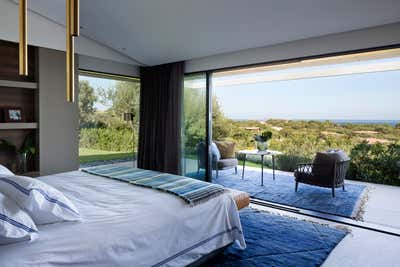 Contemporary Bedroom. Villa Emma in Costa Smeralda by Mario Mazzer Architects.