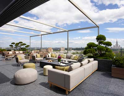  Apartment Patio and Deck. Penthouse in Moscow by Mario Mazzer Architects.