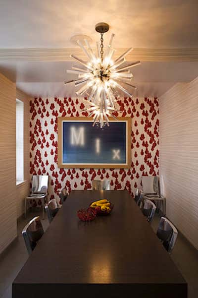  Eclectic Apartment Dining Room. Luxurious Apartment  by Amathea Ltd.