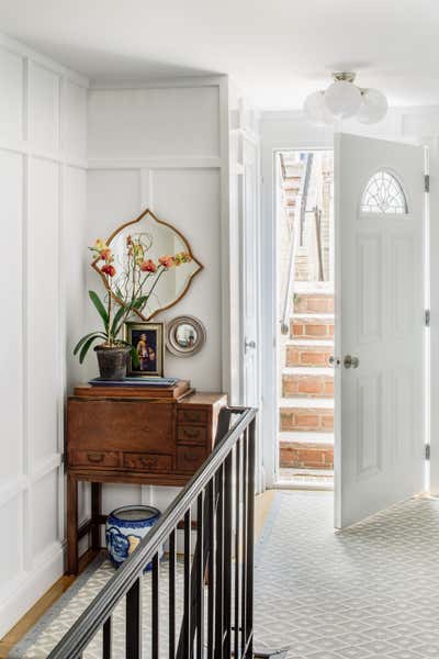  Transitional Apartment Entry and Hall. Small Space Living by Powell Brower Interiors.
