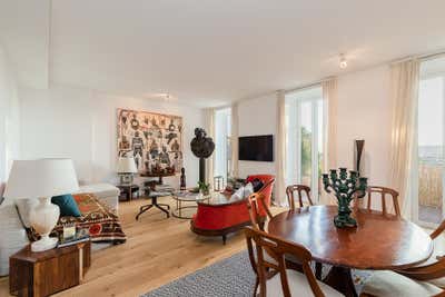 Eclectic Apartment Living Room. Lisbon Pied À Terre by Amathea Ltd.