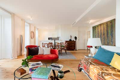  Eclectic Apartment Living Room. Lisbon Pied À Terre by Amathea Ltd.