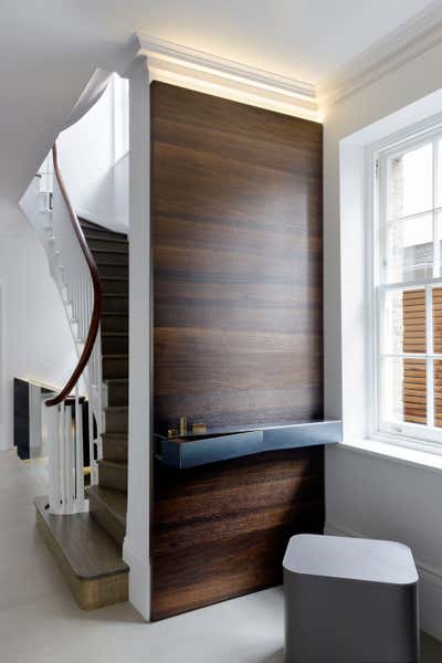 Contemporary Entry and Hall. Restoration of a Victorian House by Mario Mazzer Architects.