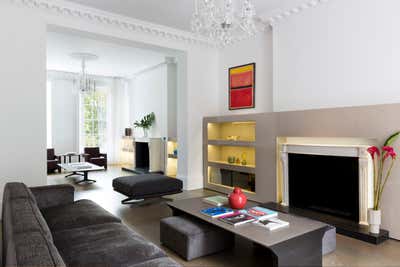 Family Home Living Room. Restoration of a Victorian House by Mario Mazzer Architects.