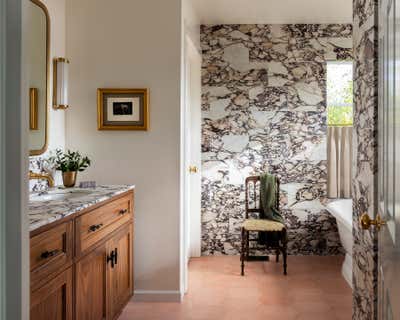  Eclectic Family Home Bathroom. Seward Park by Heidi Caillier Design.