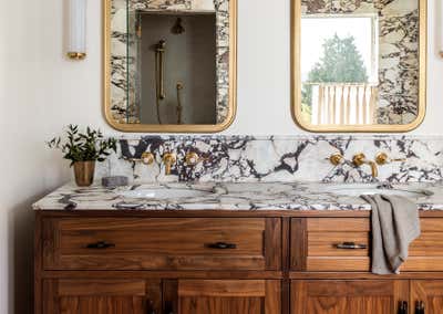  Eclectic Family Home Bathroom. Seward Park by Heidi Caillier Design.