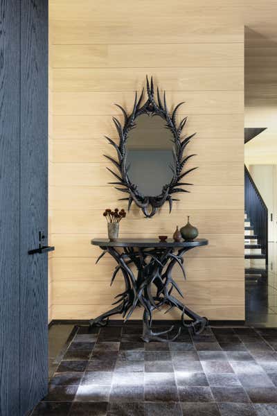  Modern Country House Entry and Hall. Modern Retreat in Aspen by Kerry Joyce Associates, Inc..