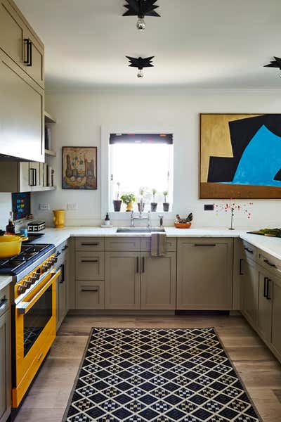  Eclectic Family Home Kitchen. Hay House by Sheila Bridges Design, Inc.