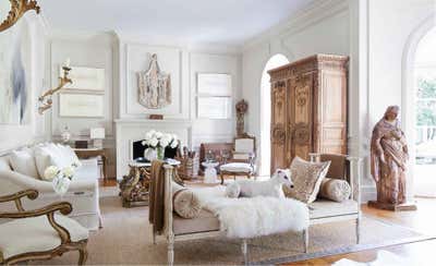  Transitional Family Home Living Room. Neoclassical Collection by Tara Shaw Design.