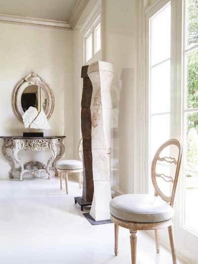  Transitional Family Home Dining Room. Neoclassical Collection by Tara Shaw Design.