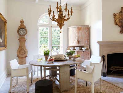  Transitional Family Home Kitchen. Neoclassical Collection by Tara Shaw Design.
