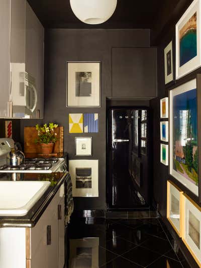  Mid-Century Modern Apartment Kitchen. Chelsea Apartment by Neal Beckstedt Studio.