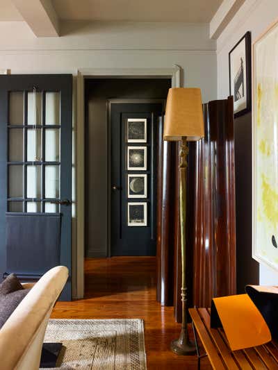  Mid-Century Modern Apartment Entry and Hall. Chelsea Apartment by Neal Beckstedt Studio.