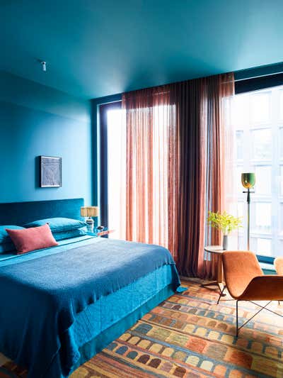  Eclectic Apartment Bedroom. Highline Residence by Neal Beckstedt Studio.