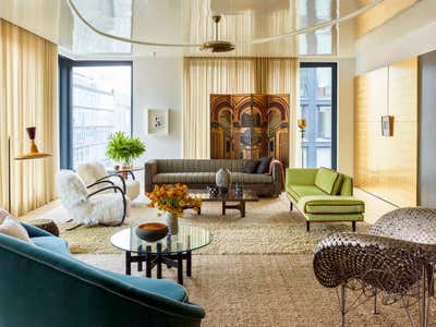 Modern Apartment Living Room. Highline Residence by Neal Beckstedt Studio.