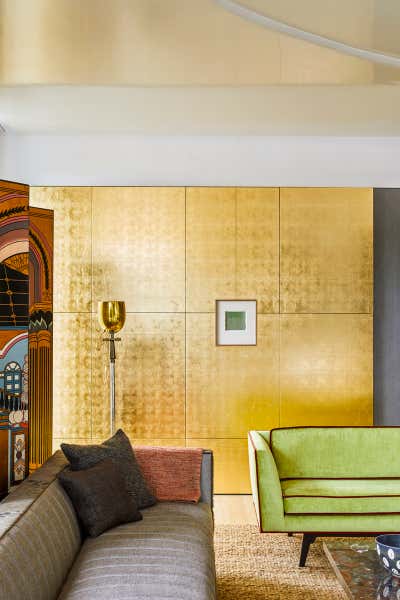 Modern Apartment Living Room. Highline Residence by Neal Beckstedt Studio.