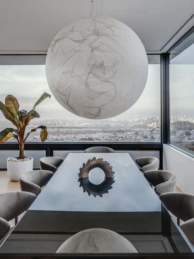  Contemporary Family Home Dining Room. San Francisco Minimal by Sean Leffers Interiors.