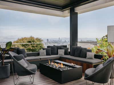  Modern Contemporary Family Home Patio and Deck. San Francisco Minimal by Sean Leffers Interiors.