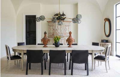  Transitional Family Home Dining Room. Manor House by Tara Shaw Design.