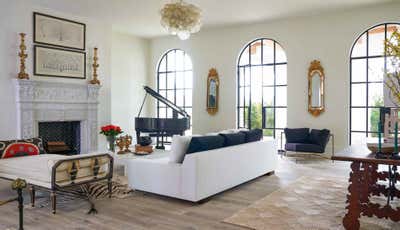  Transitional Family Home Living Room. Manor House by Tara Shaw Design.