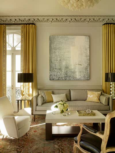  Eclectic Family Home Living Room. Paris Is Calling - San Francisco by JKA Design.