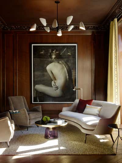  Eclectic Family Home Living Room. Paris Is Calling - San Francisco by JKA Design.