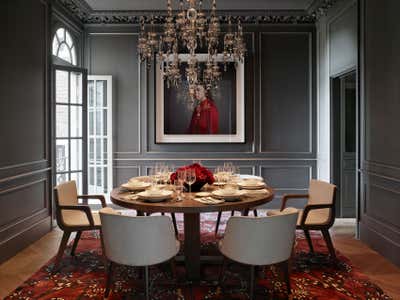  Eclectic French Family Home Dining Room. Paris Is Calling - San Francisco by JKA Design.
