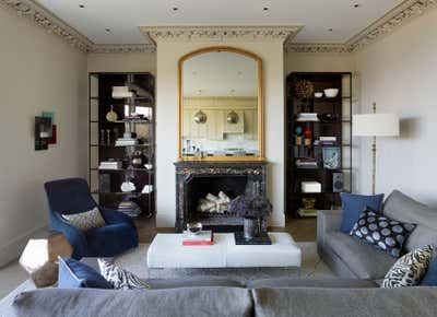  Eclectic French Family Home Living Room. Paris Is Calling - San Francisco by JKA Design.