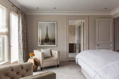  French Family Home Bedroom. Paris Is Calling - San Francisco by JKA Design.