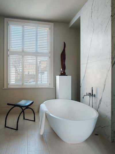  Eclectic Family Home Bathroom. Townhouse in South Kensington  by Irakli Zaria Interiors.