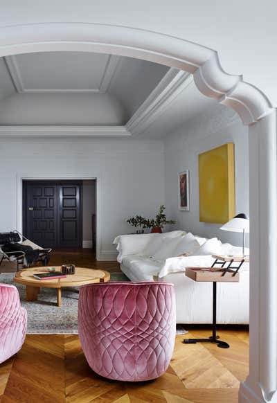 Art Nouveau Arts and Crafts Apartment Living Room. Villa Amor by Arent&Pyke.