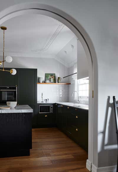  Art Nouveau Arts and Crafts Apartment Kitchen. Villa Amor by Arent&Pyke.