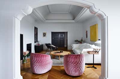  Art Nouveau Arts and Crafts Apartment Living Room. Villa Amor by Arent&Pyke.
