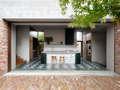  Arts and Crafts Contemporary Family Home Kitchen. Garden House by Arent&Pyke.