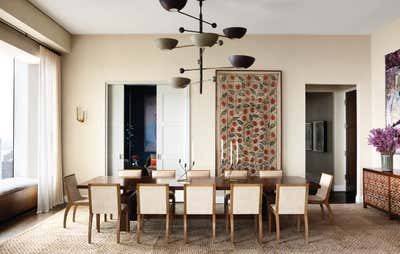  Modern Apartment Dining Room. New York Panoramic by Kerry Joyce Associates, Inc..