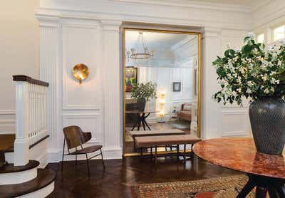  Eclectic Apartment Entry and Hall. Manhattan Towhnouse by Kerry Joyce Associates, Inc..