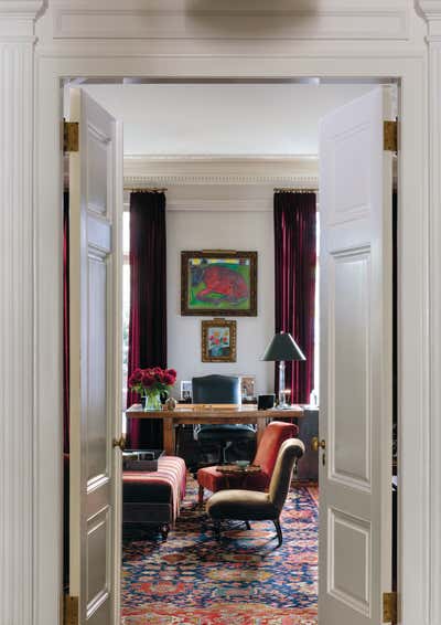  Eclectic Apartment Office and Study. Manhattan Towhnouse by Kerry Joyce Associates, Inc..