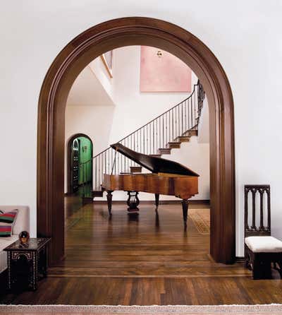  Bohemian Entry and Hall. Old World Revisited in Santa Monica by Kerry Joyce Associates, Inc..