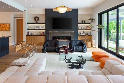  Eclectic Family Home Living Room. Studio City House by Argyle Design.