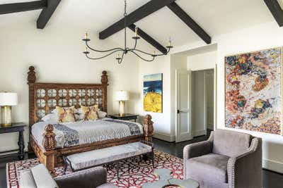  Mediterranean Family Home Bedroom. Westheimer by Lucinda Loya Interiors.