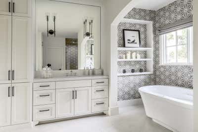  Mediterranean Family Home Bathroom. Westheimer by Lucinda Loya Interiors.