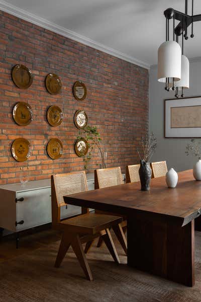  English Country Dining Room. Boston Backbay Brownstone by Jae Joo Designs.