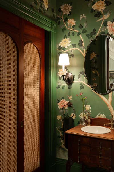  English Country Family Home Bathroom. Boston Backbay Brownstone by Jae Joo Designs.