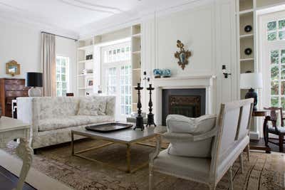  Transitional Family Home Living Room. Private Residence by Darryl Carter Inc..