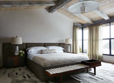 Contemporary Vacation Home Bedroom. Montana Ski House  by Shawn Henderson Interior Design.